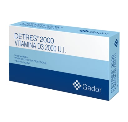 Detres 2000 U.I. 30 Comprimidos