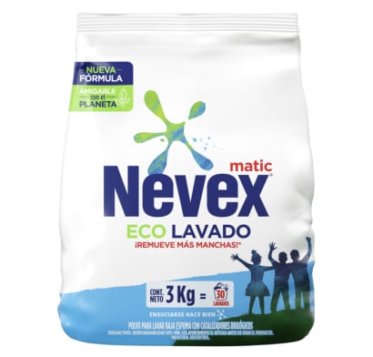 Jabón en Polvo para Ropa Nevex Clásico 3 kg