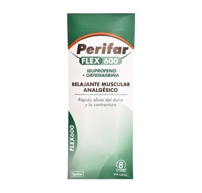 PERIFAR FLEX 600 MG 8 COMP