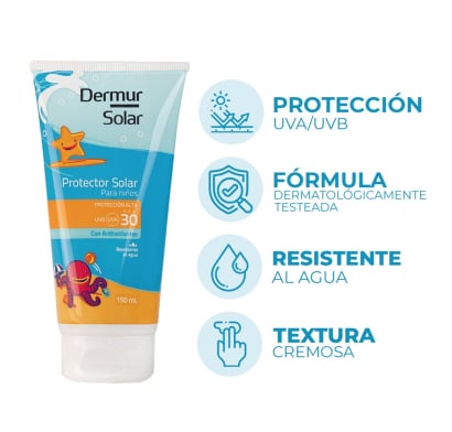 PROTECTOR SOLAR DERMUR INFANTIL FACTOR 30 150ML