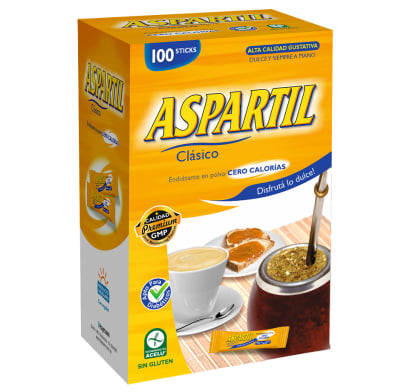 Edulcorante Aspartil 100 Bastónes