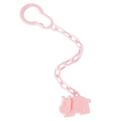 Clip De Chupete Rabbit Rosado