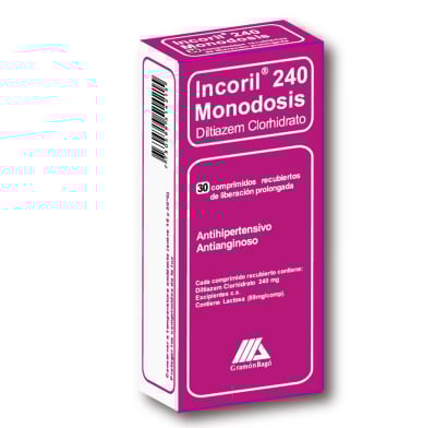 Incoril Monodis 240 mg 30 Comprimidos