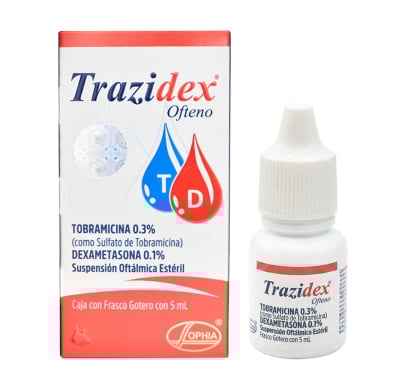 Trazidex 3 mg/1 mg Solución Oftálmica 5 ml