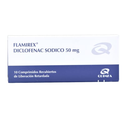 Flamirex 50 mg 10 Comprimidos