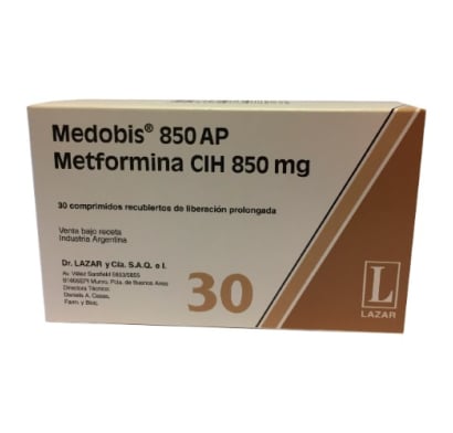Medobis AP 850 mg 30 Comprimidos Recubiertos
