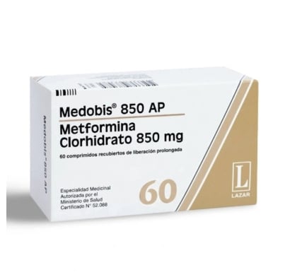 Medobis AP 850 mg 60 Comprimidos Recubiertos LP