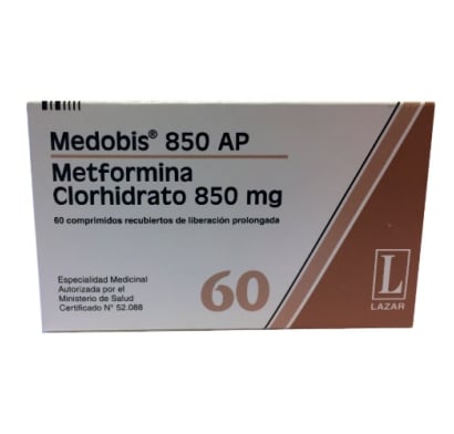 Medobis AP 850 mg 60 Comprimidos Recubiertos