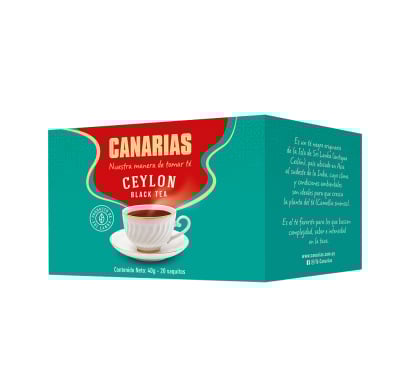 Té Negro Canarias Premium 20 Saquitos