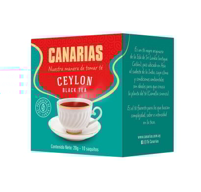 Té Negro Canarias Ceylon 10 Saquitos