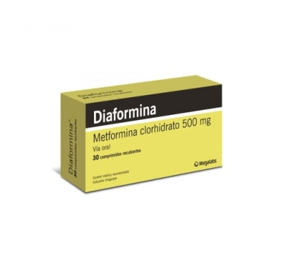 DIAFORMINA 500 MG 30 COMPRIMIDOS