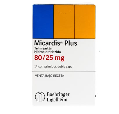 MICARDIS PLUS 80MG/25MG 14 COMPRIMIDOS
