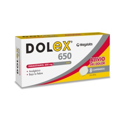 DOLEX 650 MG 8 COMPRIMIDOS