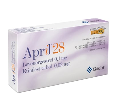 APRIL 28 COMPRIMIDOS