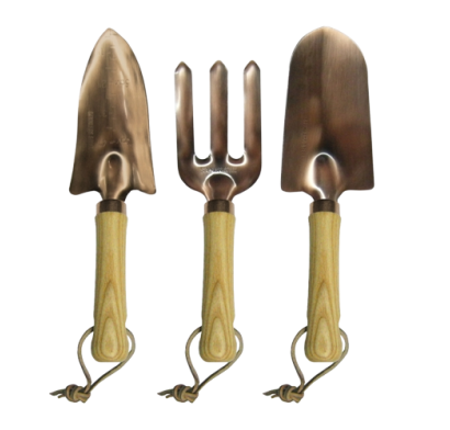 Herramientas para Jardín Pala + Tridente + Transplantador