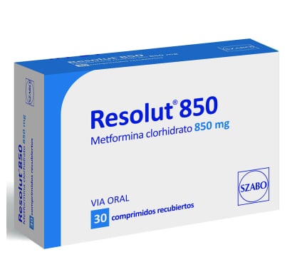 RESOLUT 850 MG 30 COMPRIMIDOS
