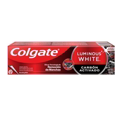 Pasta de Dientes Colgate Luminous White Carbón Activado 90 g
