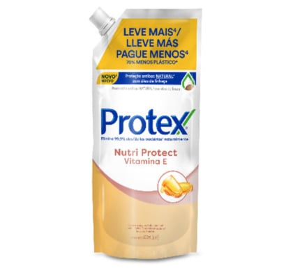 Jabón Líquido Protex Vitamina E Corporal Refill 500 ml