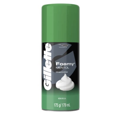 ESPUMA DE AFEITAR GILLETTE MENTOL 175 GRS.