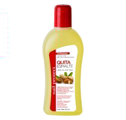 Quitaesmalte Nail Protect con Almendras 160 ml