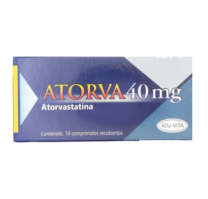 Atorva 40 mg 10 Comprimidos