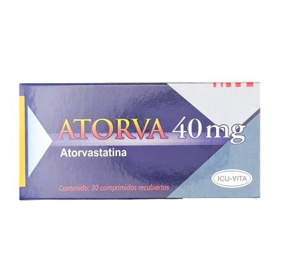 Atorva 40 mg 30 Comprimidos Recubiertos