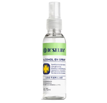 Alcohol en Spray Glicerina 75 ml