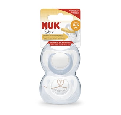 Chupete Nuk Látex Happy Kids Talle 1 2 Unidades