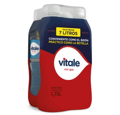 FUNDA X 4 VITALE MULTIPACK 1.75 CON GAS