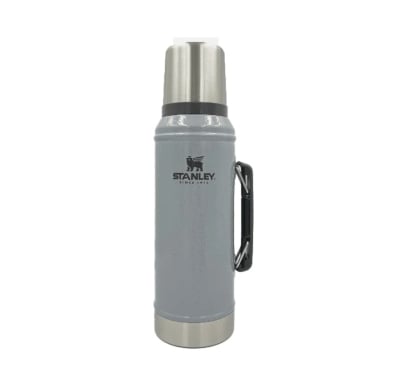 Termo Stanley Classic con Asa Hammertone Silver 940 ml