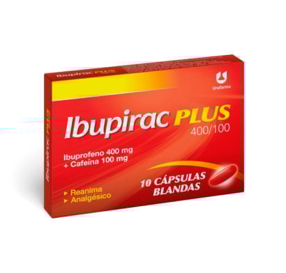Ibupirac Plus 400 mg / 100 mg 10 Cápsulas Blandas