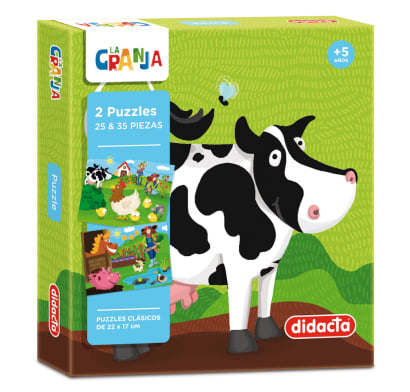 Juego Didacta Puzzles Granja