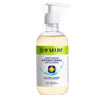 Jabón Líquido Dr. Selby Antibacterial Glicerina para Manos 250 ml