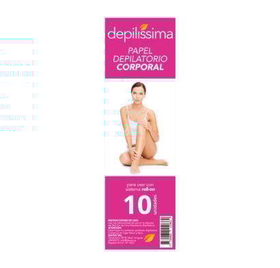 Papel Depilatorio Depilíssima 10 unidades