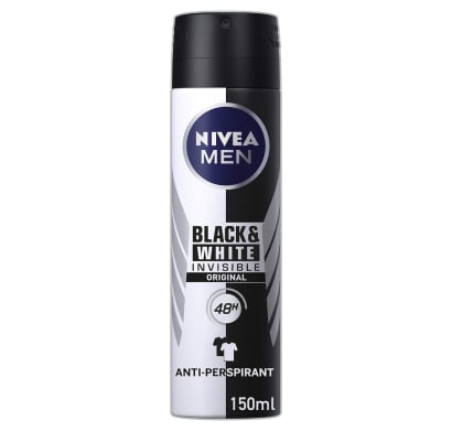 Antitranspirante en Aerosol Nivea Men Black & White Invisible Power 150 ml