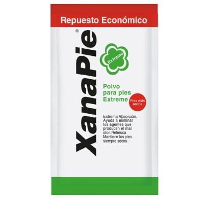 Bolsa de Repuesto Talco Pédico Xanapie Extreme 60 g
