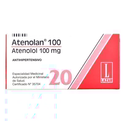 Atenolan 100 mg 20 Comprimidos