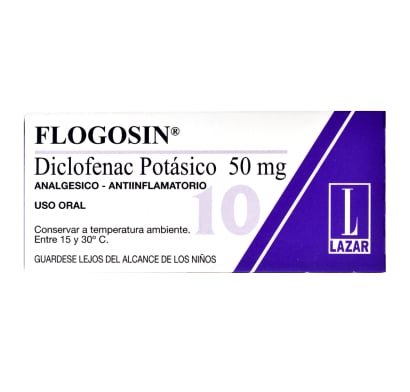 Flogosin 50 mg 10 Comprimidos Recubiertos
