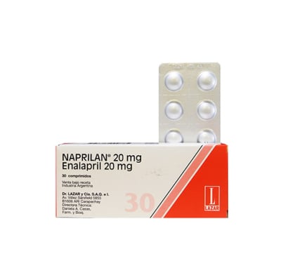 Naprilan 20 mg 30 Comprimidos
