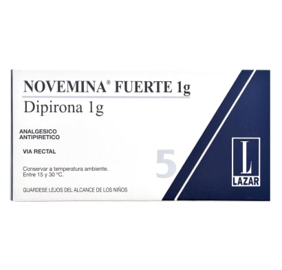 Novemina Fuerte 1 g 5 Supositorios