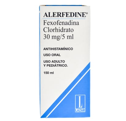 ALERFEDINE SUSPENSION 150 ML
