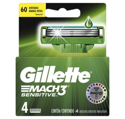 REPUESTO AFEITADORA GILLETTE MACH3 FUTBOL DISPENSER X4