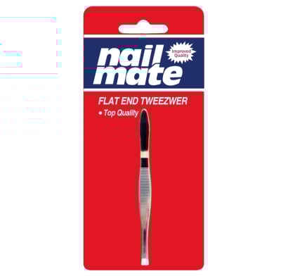 Pinza de Depilar Nail Mate Cromada