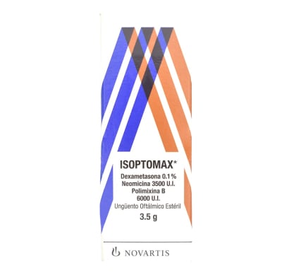 Isoptomax 6000 UI/5 mg/1 mg Ungüento Oftálmico 3.5 g