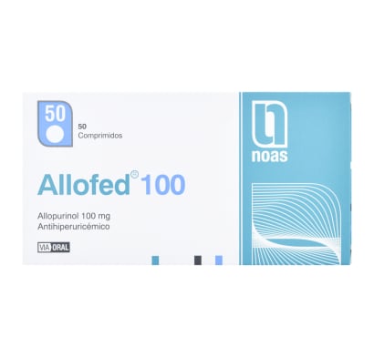 Allofed 100 mg 50 Comprimidos