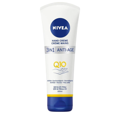 Crema de Manos Nivea Q10 Antiedad 3 en 1 100 ml