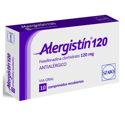 Alergisitín NF 120 mg 10 Comprimidos Recubiertos