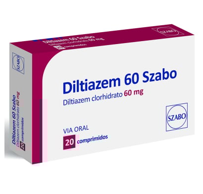 Diltiazem 60 mg 20 Comprimidos
