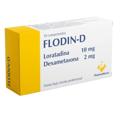 Flodin-D 10 mg/2 mg 10 Comprimidos