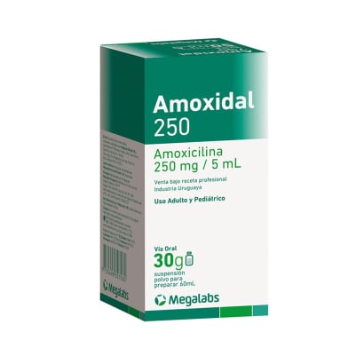 Amoxidal 250 mg Suspensión 60 ml